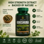 Gokshura | Tribulus Terrestris Extract 60% Saponins | 60 caps | 1000mg