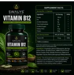 Plant-Based Vitamin B12 Capsules | Vegan B12 Supplement| 60 Capsules | 1000mg - Image 3