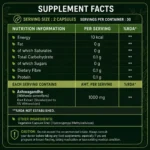 Ashwagandha Root Extract 1000mg | Standardized to 5% Withanolides | 60 Veg Capsules - Image 4