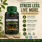 Ashwagandha Root Extract 1000mg | Standardized to 5% Withanolides | 60 Veg Capsules